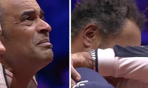 Suza suzu goni! Yannick Noah plakao dok  je svirala himna...