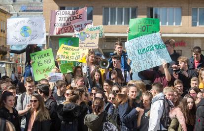 Prosvjed: Hrvatski učenici po treći put štrajkaju za klimu