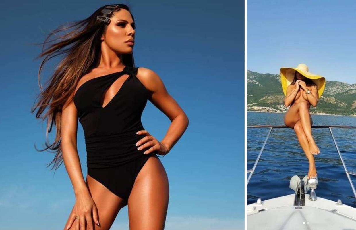 Sandra Afrika pozirala na jahti potpuno gola: 'Sudarila se cijela mornarica čim te vidjela takvu'