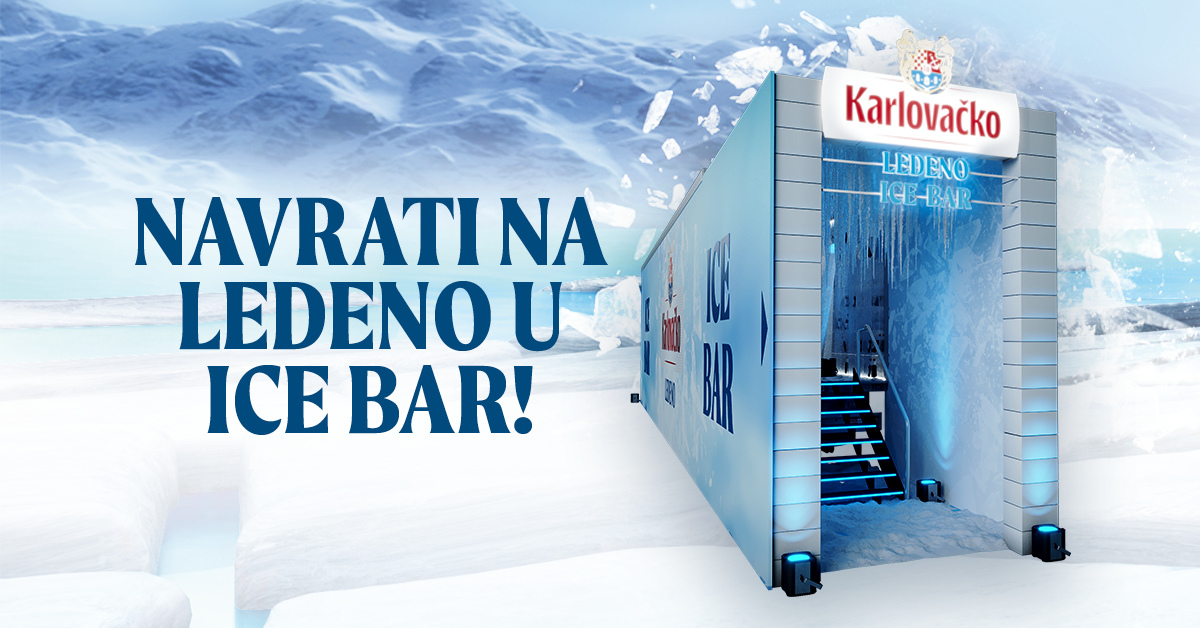 Posjeti Karlovačko Ice bar i ledeno se dobro zabavi!