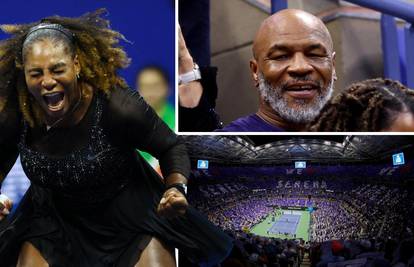 Još nije kraj: Serena preživjela start oproštajnog turnira, a s tribina je bodrili Tyson i Clinton