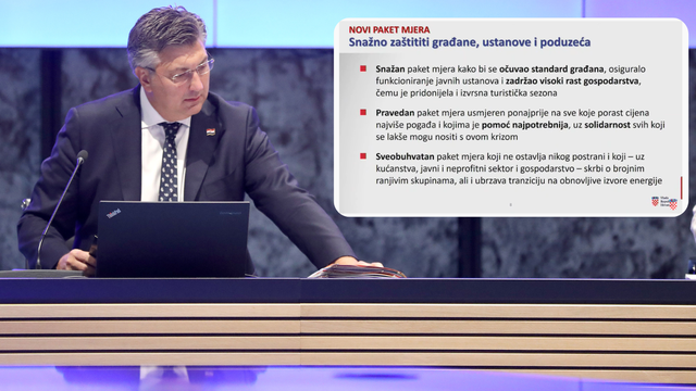 UŽIVO Plenković objavio nove cijene struje i plina za građane, ograničava se i cijena namirnica