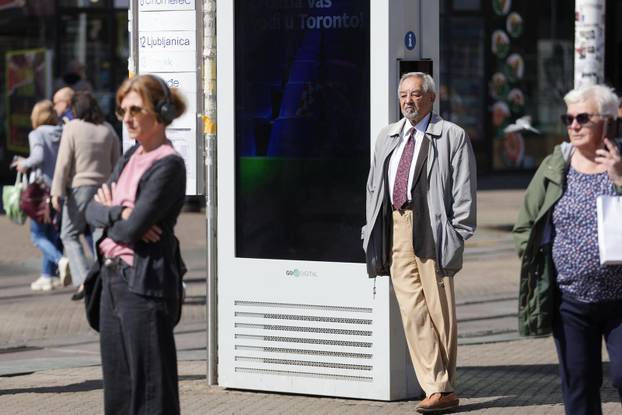 Sunčano subotnje prijepodne u Zagrebu