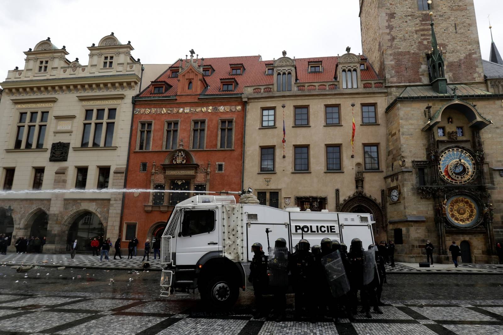 Demonstration against the Czech government's COVID-19 restrictions in Prague