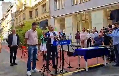 VIDEO Opet incident! Pernar i njegova ekipa urlali, Tomašević je prekinuo presicu i otišao