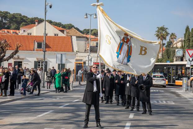 Dubrovnik: Spuštanjem barjaka sv. Vlaha i podizanjem državne zastave te misnim slavljem završila je ovogodišnja Festa svetog Vlaha