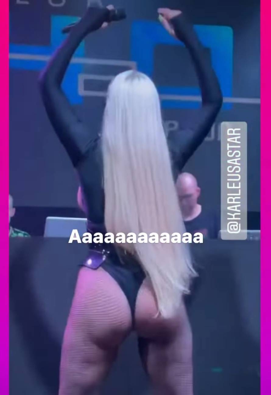 Karleuša u golišavom izdanju nastupila u klubu u Zagrebu, jedva je obuzdavala bujne grudi