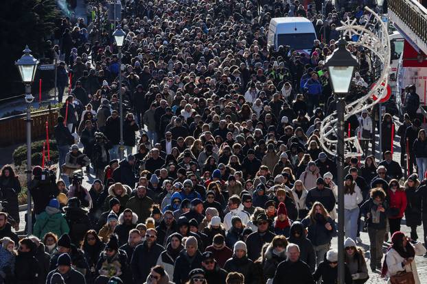 Aftermath of New Year's Eve party fire and explosion at Crans-Montana's "Le Constellation" bar