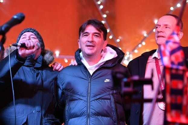 Varaždin: Zlatko Dalić stigao među obožavatelje na Kapucinskom trgu