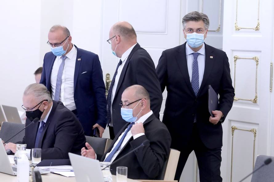 Zagreb: U Banskim dvorima održana je 11. sjednica Vlade RH