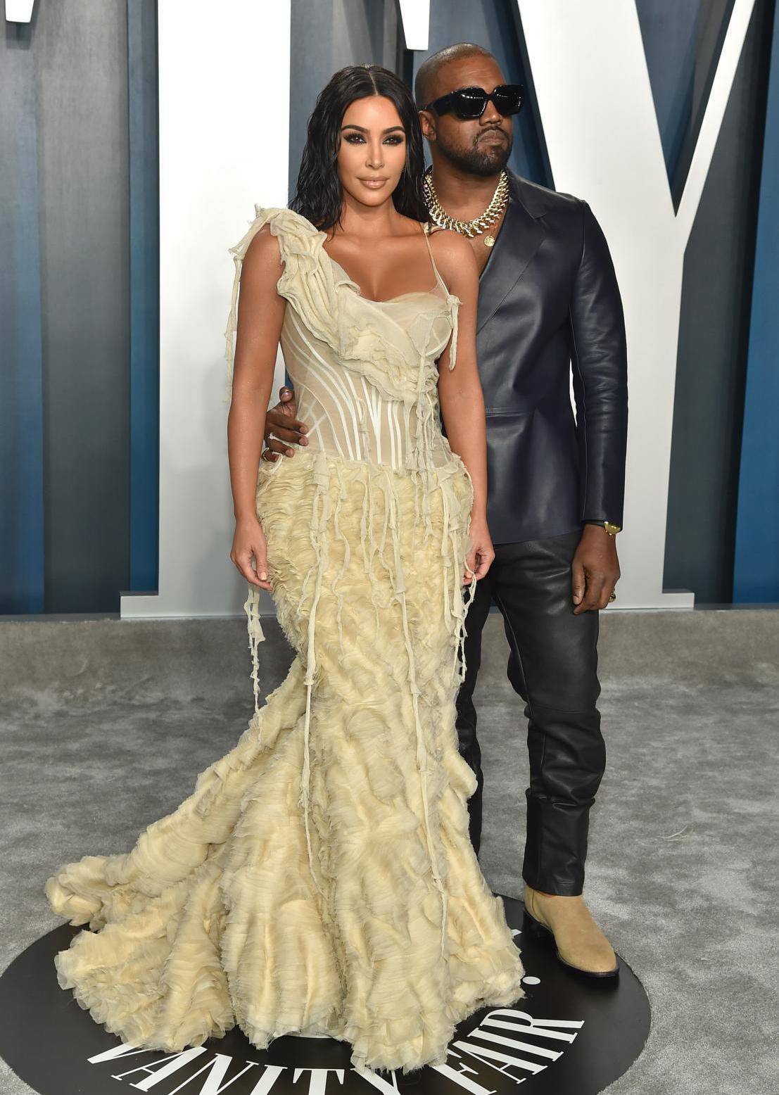 Kanye West and Kim Kardashian File Photo