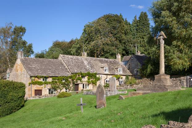 Cotswold village of Snowshill, Worcestershire, England