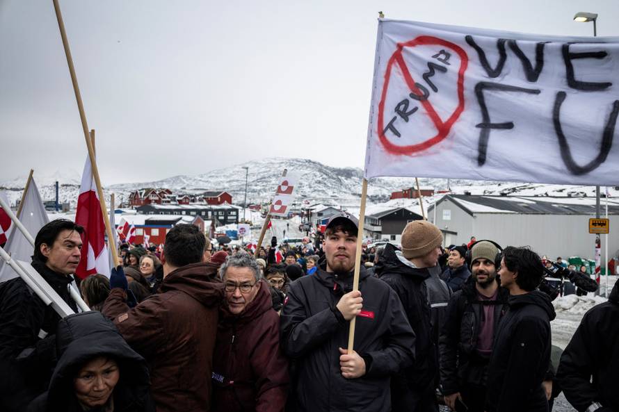 Protesters rally in Greenland against Trump annexation threat