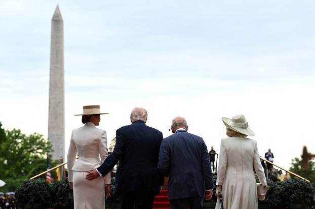 Britain's King Charles and Queen Camilla in the United States for state visit