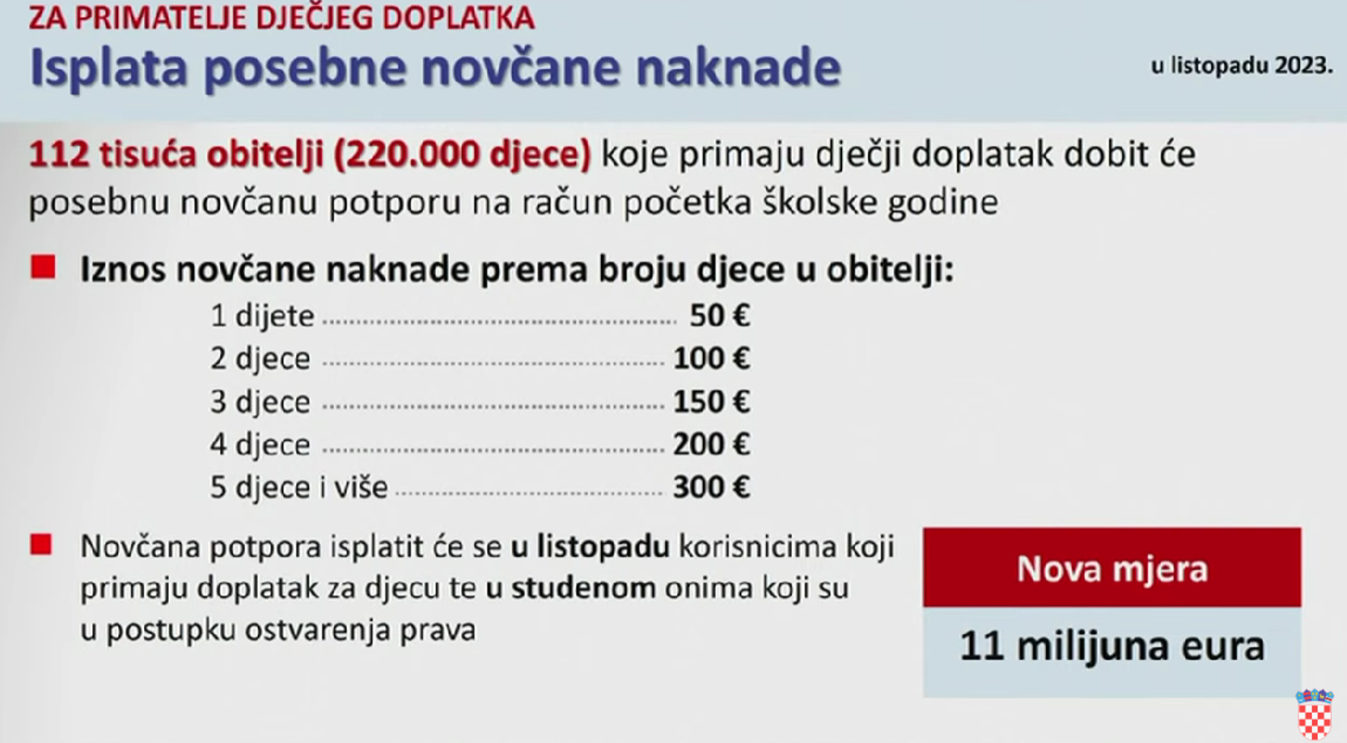 Evo tko su dobitnici Vladinih mjera: Umirovljenici će dobiti 160 eura, nezaposleni 100...