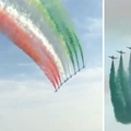 Podrška Italiji: Zračne snage iscrtale zastavu uz Pavarottija