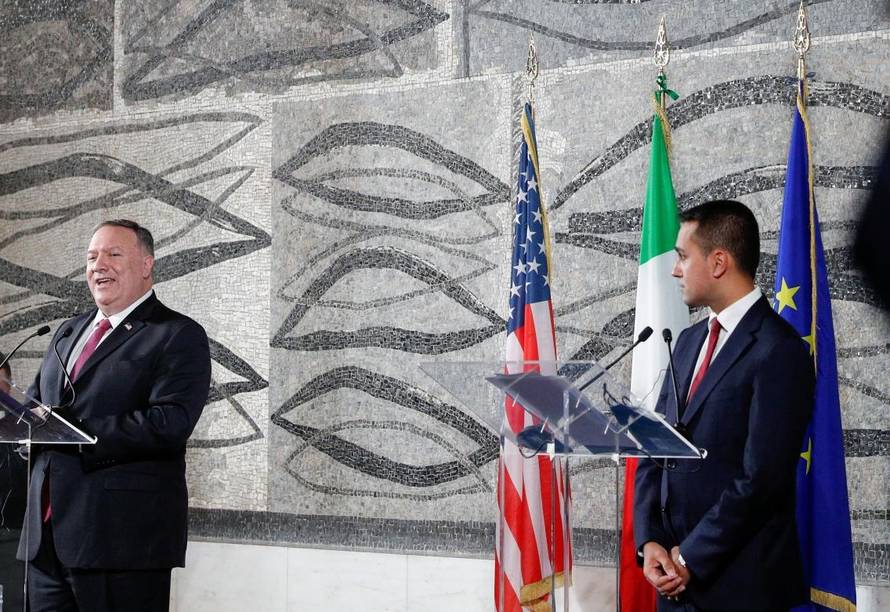 U.S. Secretary of State Pompeo visits Italy