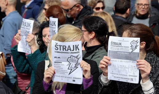 Štrajkalo je 10% manje ljudi u školama, ne nasjedajte na manipulacije i objede sindikata