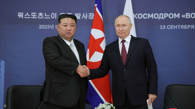 Russia's President Putin and North Korea's leader Kim meet in Amur region