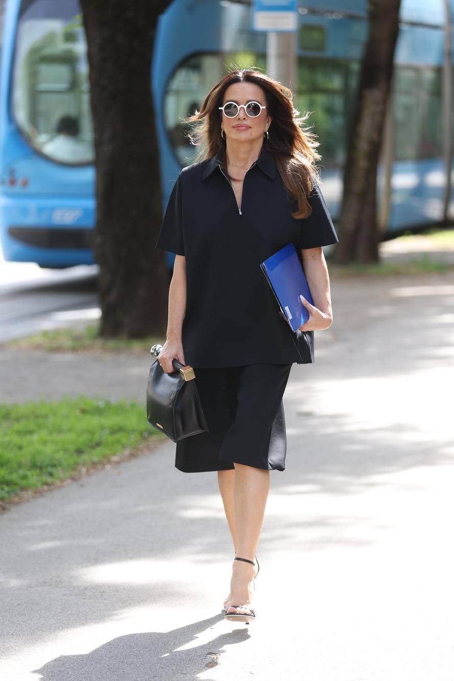 Zagreb: Severina dolazi na ročište na Općinski kazneni sud