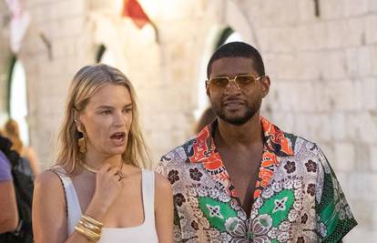 I on uživa u Dubrovniku: Usher je ležerno prošetao Stradunom u društvu nepoznate djevojke