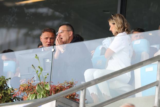 Rijeka: Svečana loža tijekom finalne utakmice SuperSport Hrvatskog nogometnog kupa