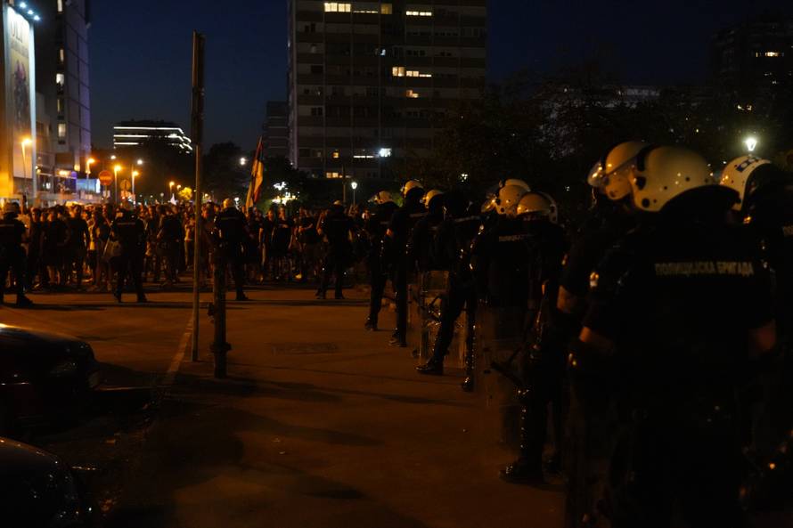 Beograd: Prosvijed građana i studenata u Novom Beogradu