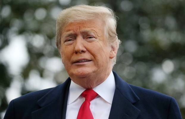 U.S. President Donald Trump boards Marine One to depart for travel to New Orleans from the South Lawn of the White House