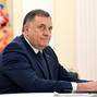 FILE PHOTO: Russian President Vladimir Putin and Bosnian Serb leader Milorad Dodik meet in Moscow
