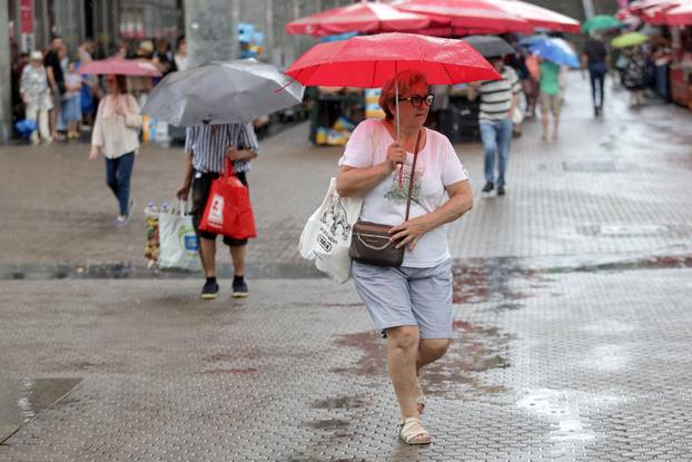Ljetna kiša u Zagrebu