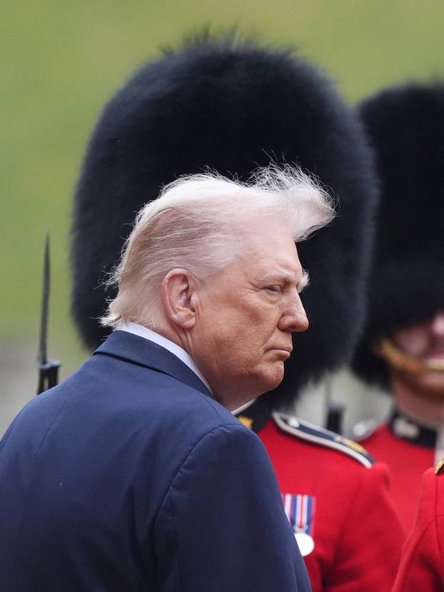 U.S. President Trump makes second state visit to Britain