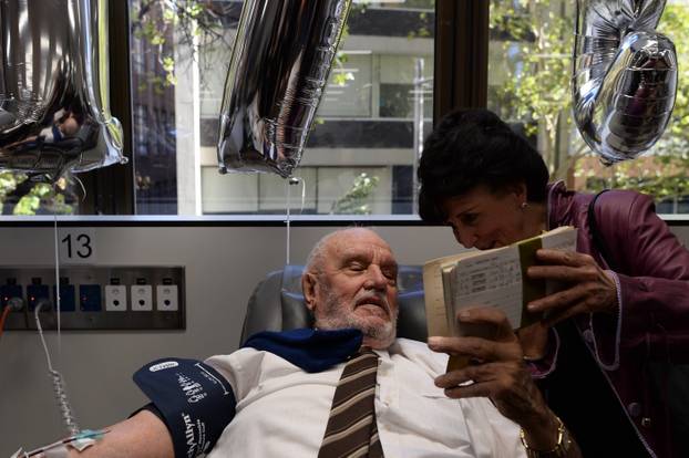 81-year-old with rare blood type gives last blood donation