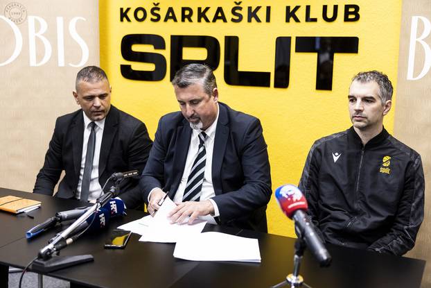 Split: Potpisivanje sponzorskog ugovora KK Split