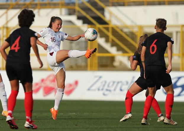 Zaprešić: Kvalifikacijska utakmica za žensko nogometno EP, Hrvatska - Švicarska
