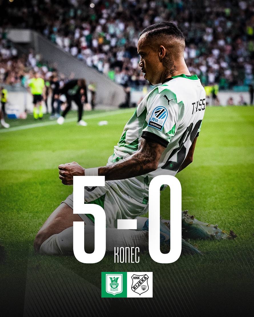 FOTO Olimpija dan nakon finala Lige prvaka 'bocnula' Rijeku