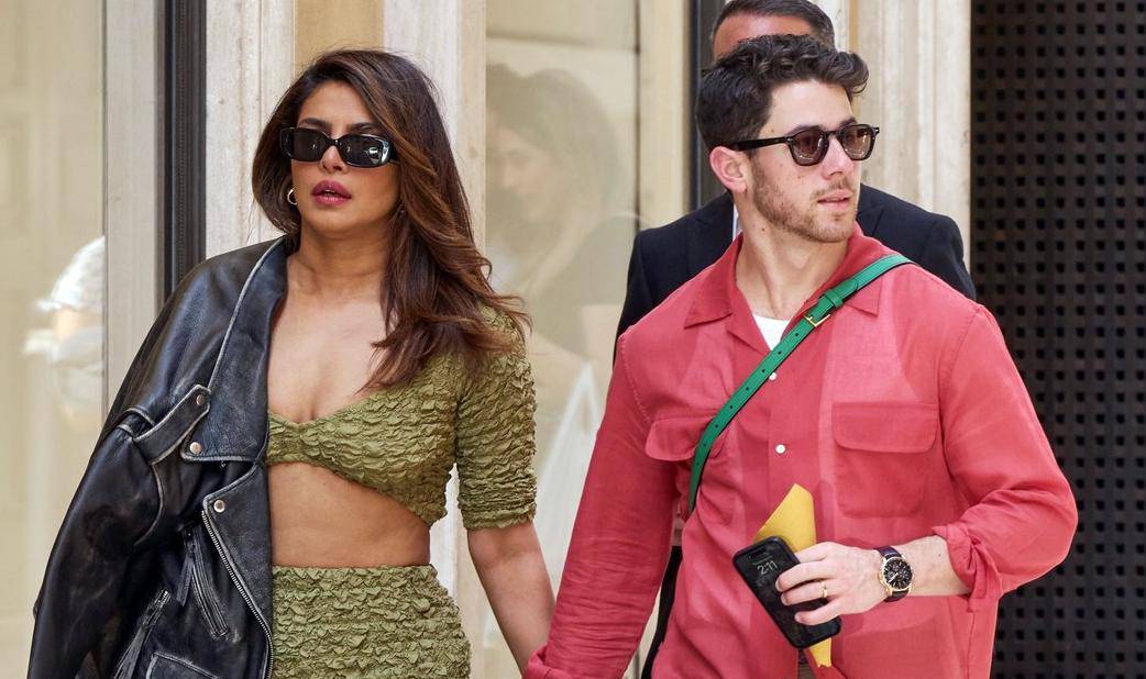 *EXCLUSIVE* Indian actress Priyanka Chopra and her husband singer Nick Jonas are living their best life while exploring the beautiful city of Rome!