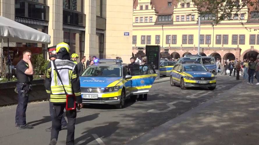 Car rams into crowd of people in German city of Leipzig