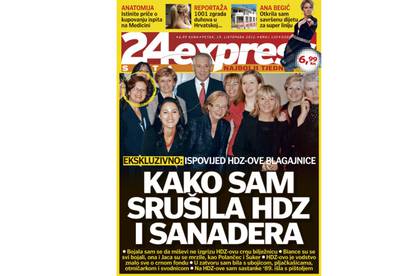 24sataExpress: Ekskluzivna ispovijest HDZ-ove blagajnice!