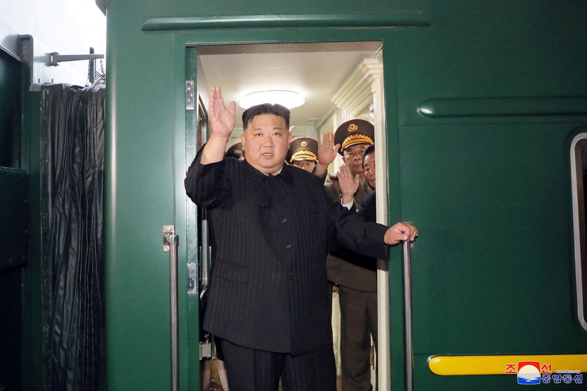 North Korea's Kim en route to Russia for talks with Putin