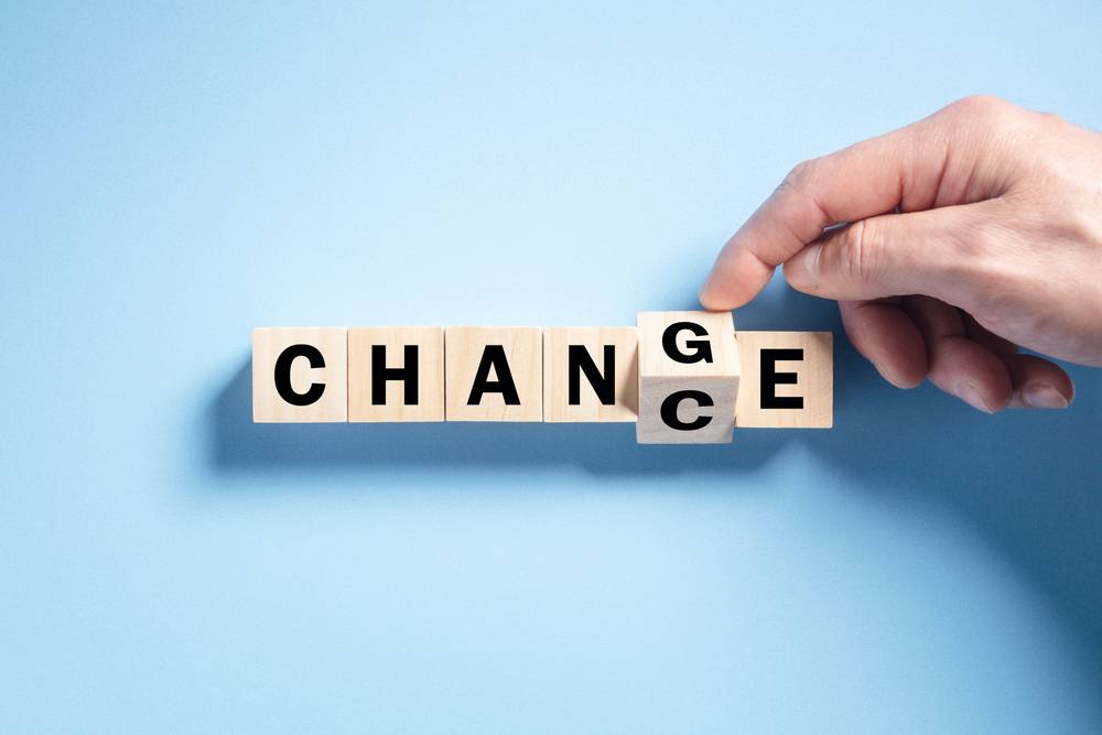 Changing,Word,Change,To,Chance,On,Wooden,Blocks,Concept,For