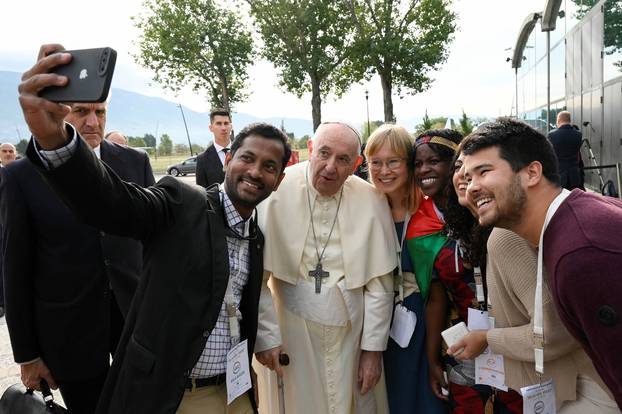 Pope Francis visits Assisi