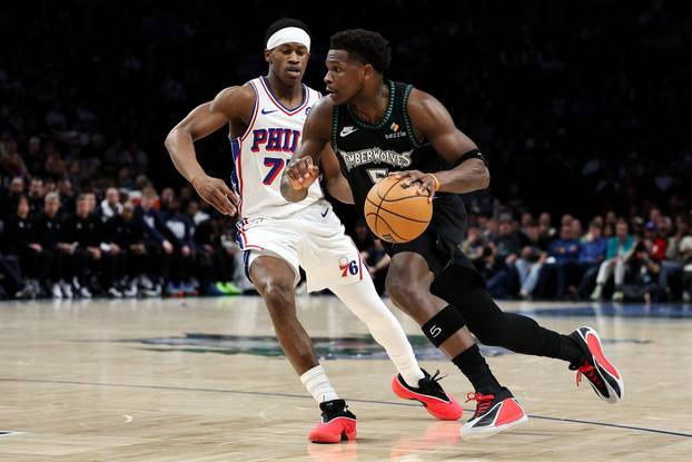 NBA: Philadelphia 76ers at Minnesota Timberwolves