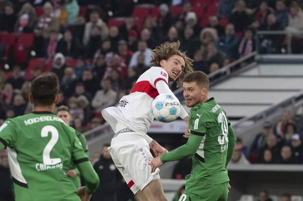 GER, VfB Stuttgart vs. Borussia Moenchengladbach, Fussball, Herren, 1. Bundesliga, 20. Spieltag, Spielzeit 2024/2025, 01.02.2025