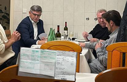 FOTO Imamo račun: Ovako Šeks i Šarić jedu i piju, a grad Otok plaća: 'Vratio sam novac...'