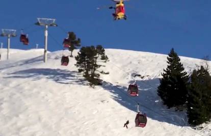 Drama u Alpama: Pokvarila se žičara, spašavali 150 skijaša