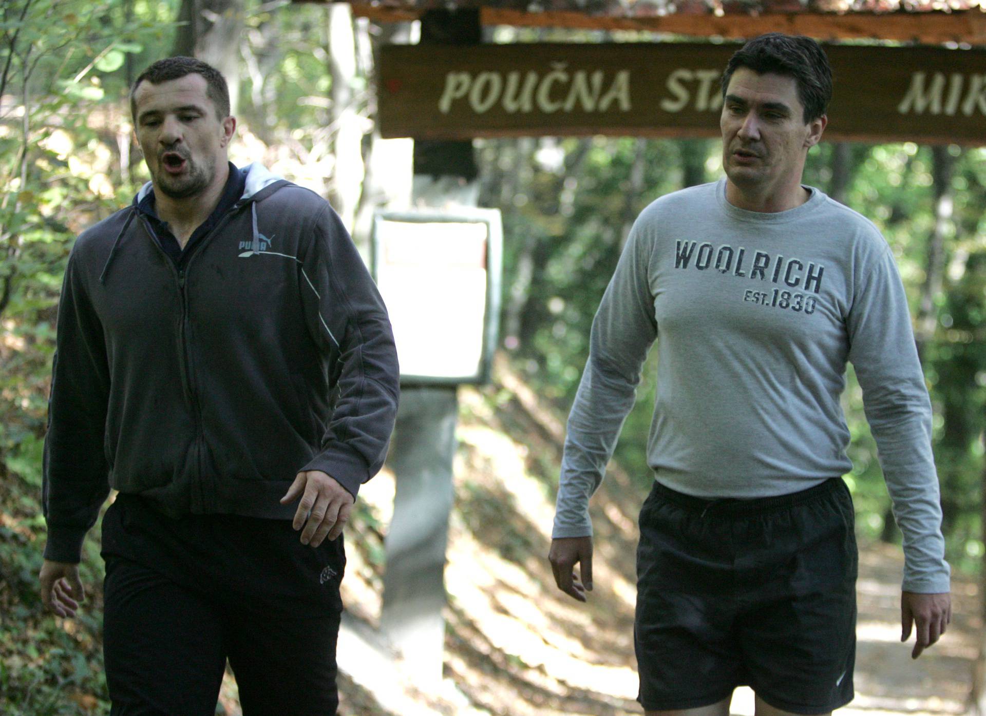 ARHIVA - 2007. Zoran Milanović i Mirko Filipović na treningu u Šestinama