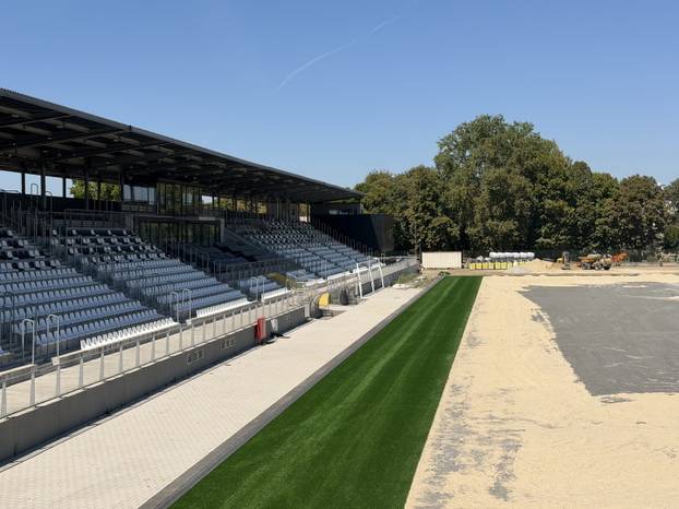 FOTO Nova slavonska ljepotica. Evo kako napreduju radovi na stadionu kultnog kluba uz Savu