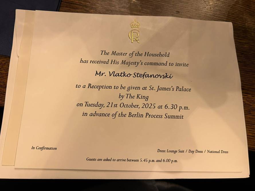 Velika čast: Kralj Charles III primio Vlatka Stefanovskog