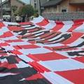 VIDEO Hrvatska zastava od 100 metara bit &cacute;e u Dallasu. U tri je dijela, a spojit &cacute;e ih - baka (90)!
