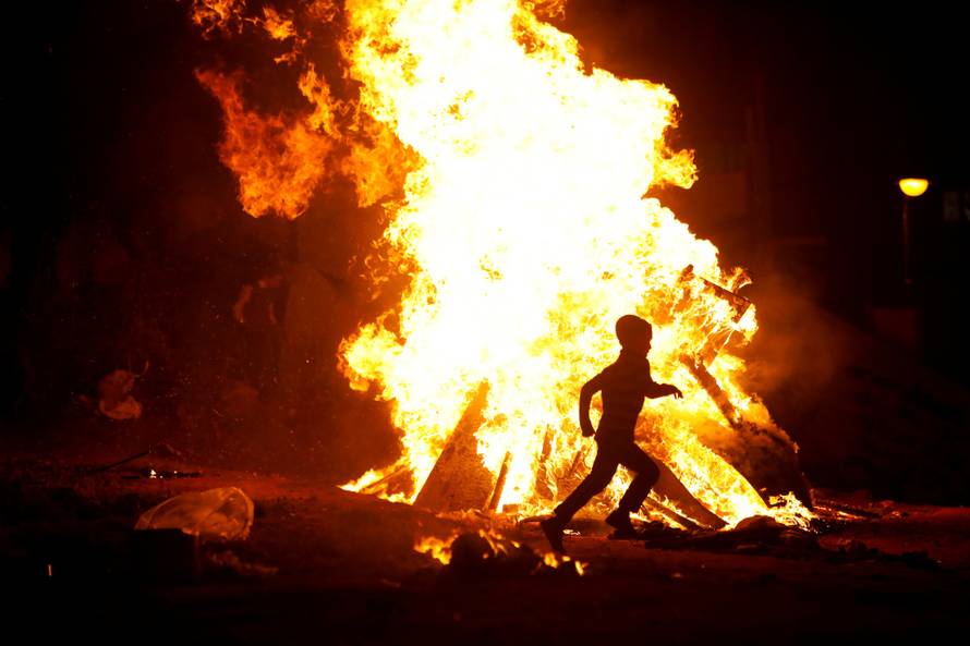 Jewish holiday of Lag Ba'Omer near Tel Aviv